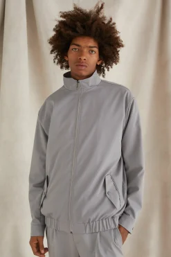 Oversized Funnel Neck Tailored Jacket | BoohooMAN UK