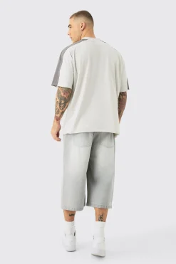 Oversized Gothic BM Applique T-shirt | BoohooMAN UK