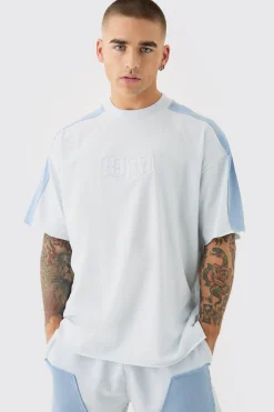 Oversized Gothic BM Applique T-shirt | BoohooMAN UK