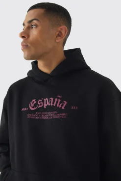 Oversized Gothic Embroidered Cargo & Hoodie Tracksuit | BoohooMAN UK