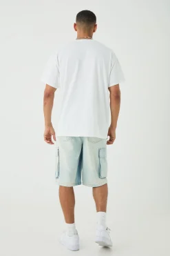 Oversized Gothic Print T-shirt | BoohooMAN UK