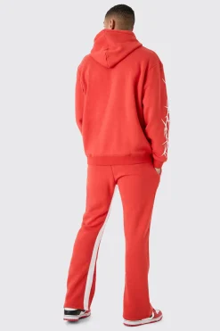 Oversized Graffiti Hoodie Tracksuit | BoohooMAN UK