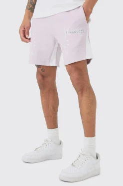 Oversized Graffiti Paint Splatter Shorts | BoohooMAN UK