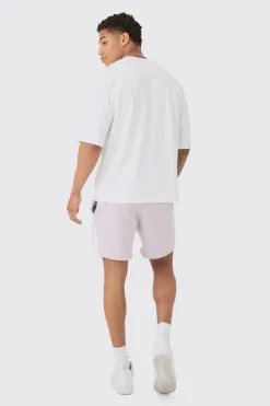 Oversized Graffiti Paint Splatter Shorts | BoohooMAN UK
