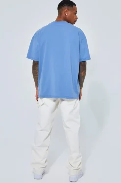 Oversized Heavy Conquest Renaissance T-shirt | BoohooMAN UK