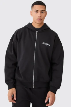 Oversized Heavyweight Limited Hoodie | BoohooMAN UK