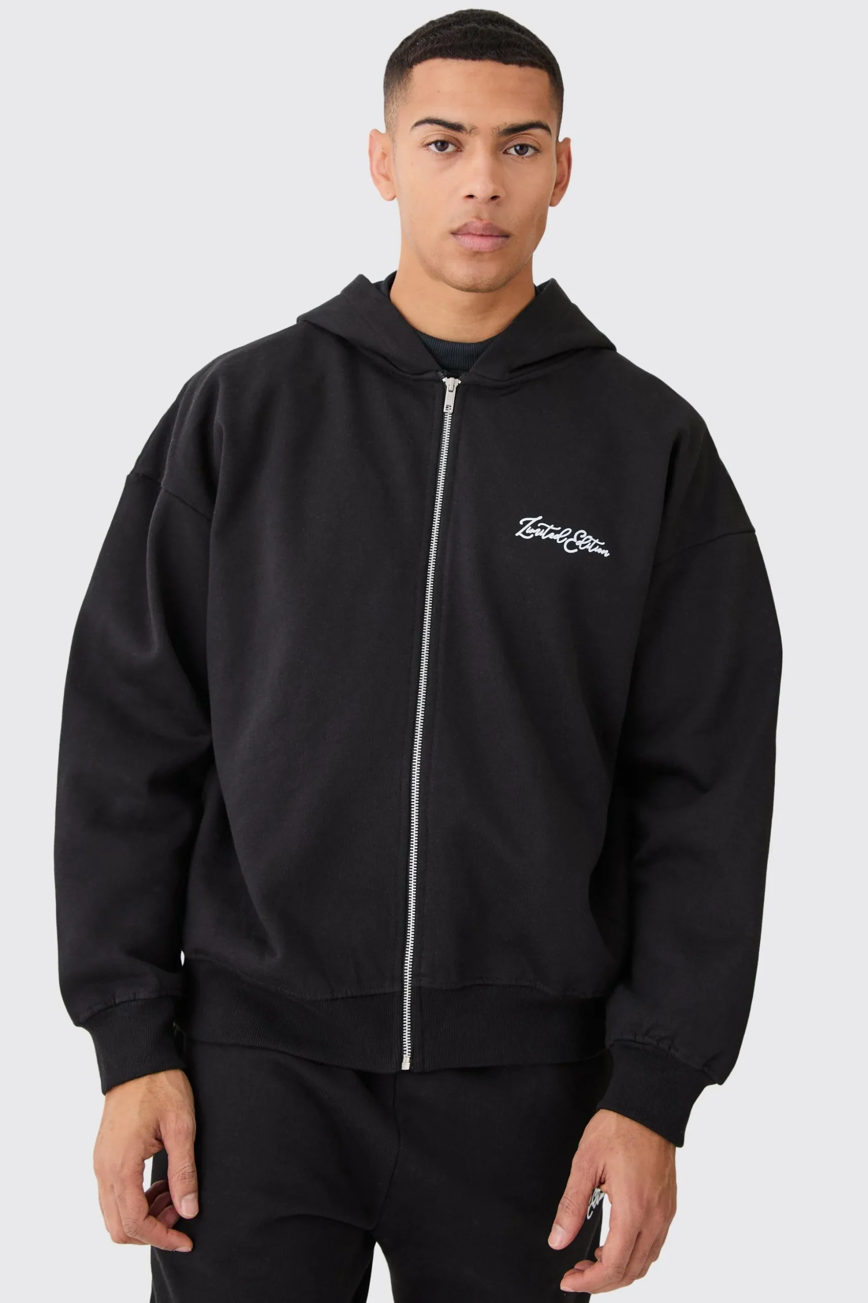 Oversized Heavyweight Limited Hoodie | BoohooMAN UK