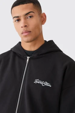 Oversized Heavyweight Limited Hoodie | BoohooMAN UK