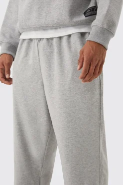 Oversized Heavyweight Loopback Printed Jogger | BoohooMAN UK
