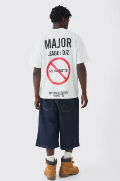 Oversized Heavyweight Printed T-shirt | BoohooMAN UK