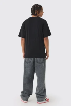 Oversized Homme Gothic Overseams T-Shirt | BoohooMAN UK