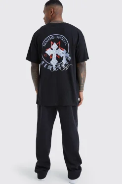 Oversized Homme Graphic T-shirt | BoohooMAN UK