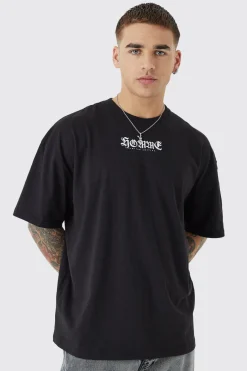 Oversized Homme Graphic T-shirt | BoohooMAN UK