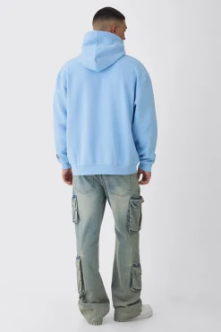 Oversized Homme Printed Varsity Sweatshirt | BoohooMAN UK