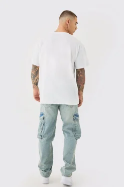 Oversized Hotwheels Racing License T-shirt | BoohooMAN UK