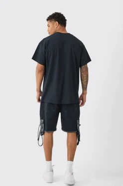 Oversized Hotwheels Racing License Print T-shirt | BoohooMAN UK