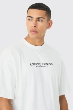 Oversized Interlock Limited Edition T-shirt | BoohooMAN UK