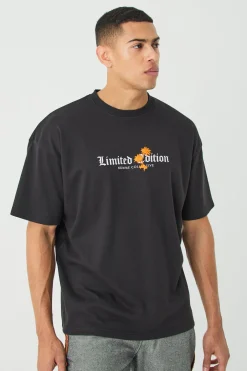 Oversized Interlock Limited Edition T-shirt | BoohooMAN UK