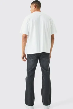 Oversized Interlock Tropics Smiley T-shirt | BoohooMAN UK