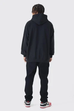 Oversized Iron Man Marvel License Print Hoodie | BoohooMAN UK