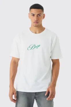 Oversized Italian Drip Back Print T-Shirt | BoohooMAN UK