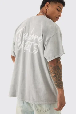 Oversized J'adore Paris Print T-shirt | BoohooMAN UK