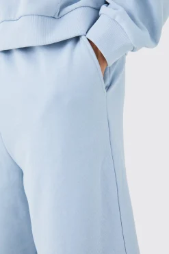 Oversized Jersey Heavyweight Jort | BoohooMAN UK