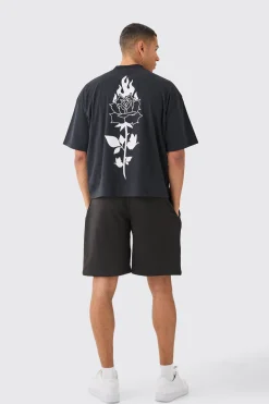 Oversized Jersey Shorts | BoohooMAN UK