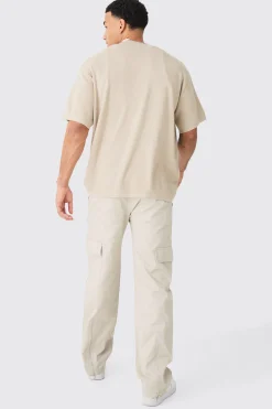 Oversized Knitted T-shirt | BoohooMAN UK