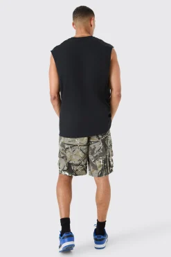 Oversized Large Scale Biggie License Tank | BoohooMAN UK