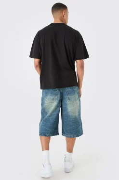 Oversized Large Scale Heart Graphic T-shirt | BoohooMAN UK