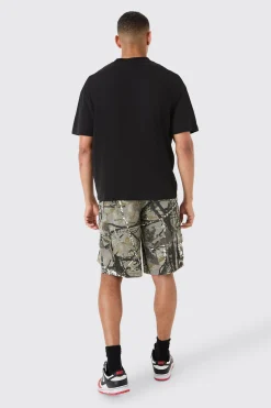 Oversized Large Scale Homme Dog Print T-shirt | BoohooMAN UK