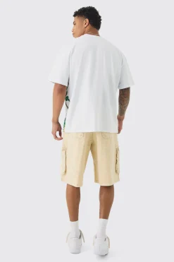 Oversized Large Scale Homme Palm Graphic T-shirt | BoohooMAN UK