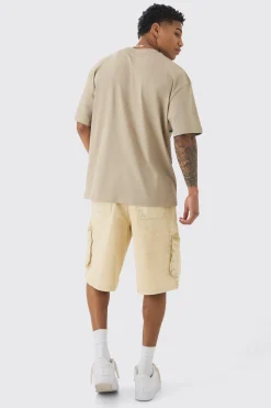 Oversized Large Scale Resort Palm Graphic T-shirt | BoohooMAN UK