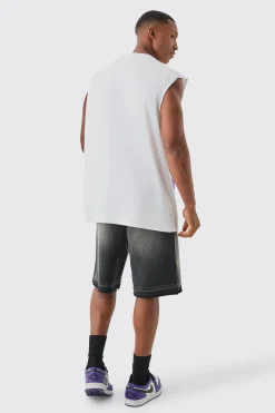 Oversized Large Scale Wu Tang License Tank | BoohooMAN UK