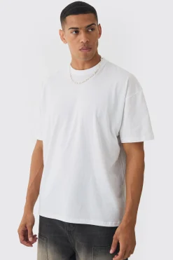 Oversized Leopard Varsity Back Print T-shirt | BoohooMAN UK