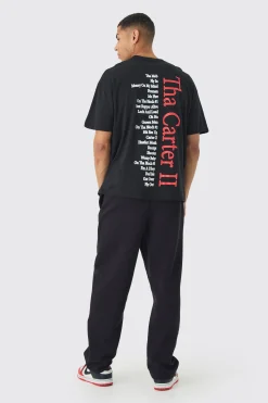 Oversized Lil Wayne Album License Print T-Shirt | BoohooMAN UK