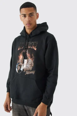 Oversized Lil Wayne Young Money License Hoodie | BoohooMAN UK