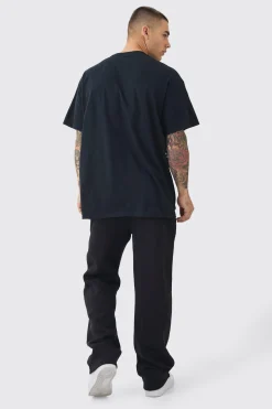 Oversized Lilo & Stitch License Print T-shirt | BoohooMAN UK