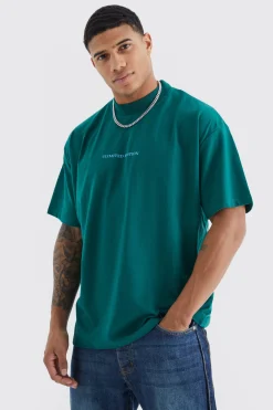 Oversized Limited Edition Heavyweight T-shirt | BoohooMAN UK