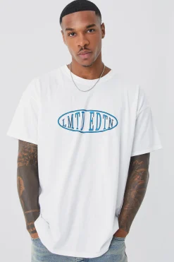 Oversized Limited Edition Graphic T-shirt | BoohooMAN UK