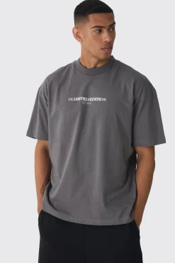Oversized Limited Edition Heavyweight T-shirt | BoohooMAN UK