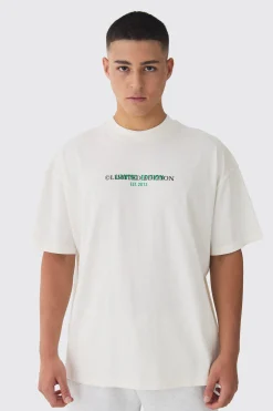 Oversized Limited Edition Heavyweight T-shirt | BoohooMAN UK