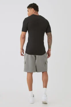 Oversized Limited Edition Applique Cargo Shorts | BoohooMAN UK