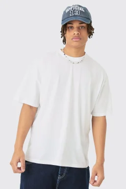 Oversized Limited Edition Floral Back Print T-shirt | BoohooMAN UK
