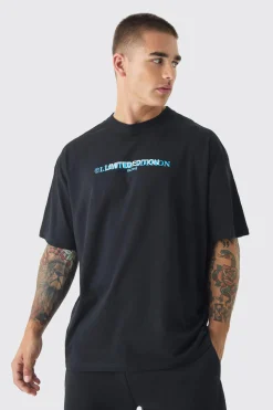 Oversized Limited Edition T-shirt | BoohooMAN UK