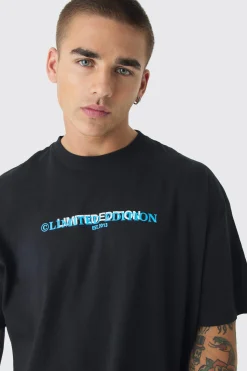 Oversized Limited Edition T-shirt | BoohooMAN UK