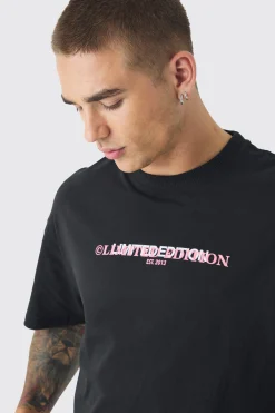 Oversized Limited Edition T-shirt | BoohooMAN UK