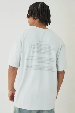 Oversized Limited Edition Print T-Shirt | BoohooMAN UK
