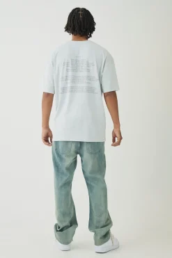 Oversized Limited Edition Print T-Shirt | BoohooMAN UK